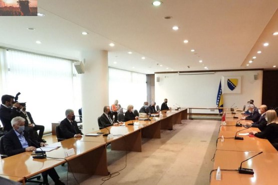 Članovi kolegija obaju domova PSBiH razgovarali sa ministrom vanjskih poslova Republike Turske   